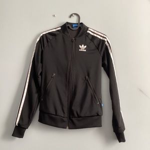 Kid Adidas zip track jacket